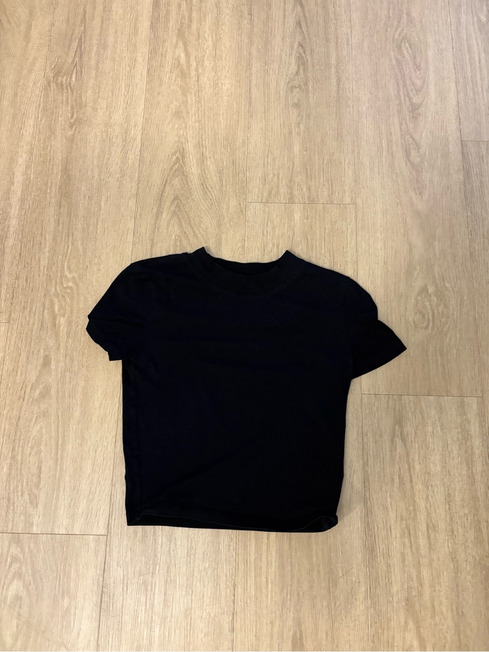Zara Classic Black Crop Top